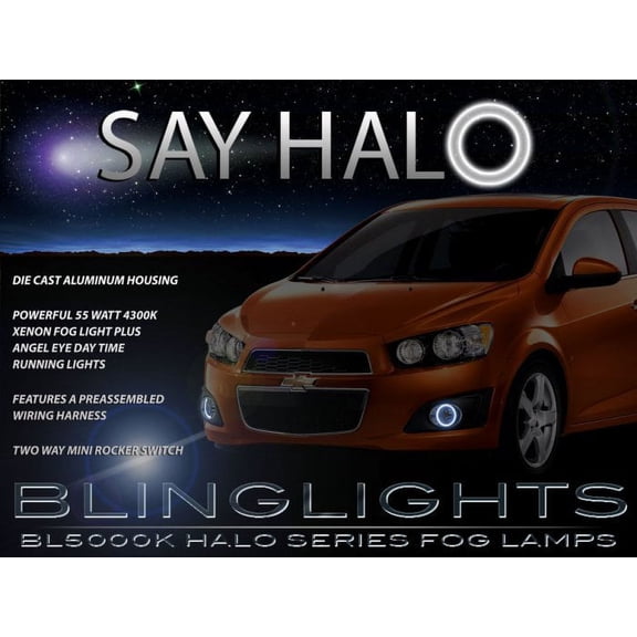 New 2012 2013 Holden Barina Halo Fog Lamp Driving Light Kit Angel Eyes