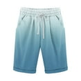thumbnail image 2 of Viikei Men's Shorts for Casual Outings with Friends,Men's and Shorts Lanyard Casual Pants Capris Shorts Pants Blue S, 2 of 3