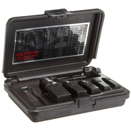 - Walton 50205 5 Piece Pipe (NPT) Stud & Screw Extractor Set