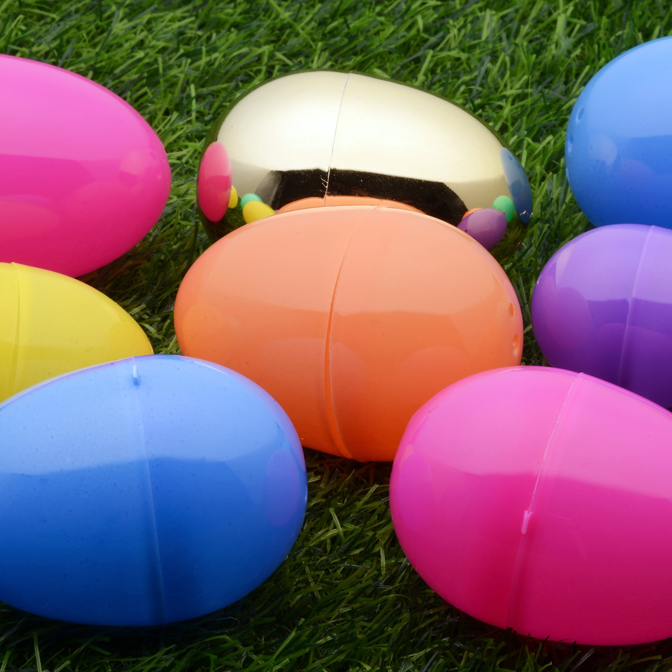 Bright Fillable Plastic Easter Eggs, 120 Count, by Way To Celebrate