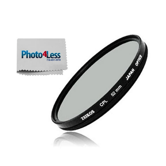 52mm Circular Polarizer Glass Filter