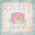 thumbnail image 2 of Grey, Jace 12x12 White Modern Wood Framed Museum Art Print Titled - Sweet dessert, 2 of 4