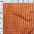 thumbnail image 2 of oneOone Cotton Silk Orange Fabric Chevron Bandhani Craft Projects Decor Fabric Printed By The Yard 42 Inch Wide, 2 of 4