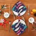 thumbnail image 4 of Napkin Satin Napkin 20*20Inchx6 Kitchen Towel Dinner Plate Towel Decorative Towel Napkin Tea Towel Suitable For Kitchen Table Colorful Cartoon Fish Pattern, 4 of 8