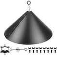 thumbnail image 2 of 12/14Inch Squirrel Flapper Durable Plastic Squirrel Guard Baffle with Accessories Wrap Around Squirrel Baffle Proof Easy to Install for Hanging Bird Feeders Poles and Bird House, 2 of 8