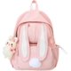 thumbnail image 1 of LHSHID Kawaii Bunny Ear Backpack for Girls Teen Women School Daypack for Travel Bookbag with Cute Pendant (Blue), 1 of 6