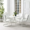 thumbnail image 2 of Crosley Ridgeland 5 Piece Outdoor Dining Set in White Gloss, 2 of 12