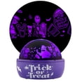 thumbnail image 1 of Halloween Lightshow Illuminations Tabletop ShadowLights Nightmare Before Christmas Disney (Purple), 1 of 6