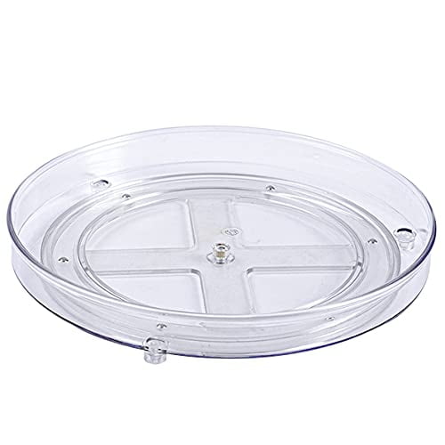 Plato giratorio de cocina Lazy Susan Roe & Moe, 10,5 cm, transparente