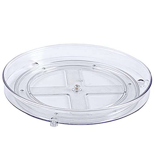 Plato giratorio de cocina Lazy Susan Roe & Moe, 10,5 cm, transparente