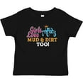 thumbnail image 3 of Inktastic Mudding off Roading Girls Love Mud Girls Baby T-Shirt, 3 of 5