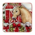 thumbnail image 5 of Certified International  Homestead Christmas 6" Canape/Luncheon/Snack Plates, Set of 4, 5 of 5