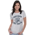 thumbnail image 3 of Funny Study Nerd Take Naps Not Tests Womens Slim Fit Graphic Tee Brisco Brands M, 3 of 4
