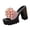 Pink, variant on Slide Sandals Slide platform heels for women Open Toe High Arch Arch Support Chunky Stability High Heel Heels