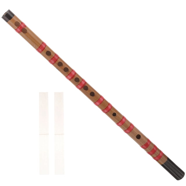 FESTFENDS 1Pcs Traditional Chinese Bamboo Flute Handmade Professional Tuning for Beginners Melodious Sound 17Inch