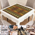 thumbnail image 6 of Boho Style Large Non-Slip Playing Surface for Mahjong 31.5x31.5 Inch Rubber Mat with Noise Dampening for Card Games Board Games and Game Room Decor, 6 of 7