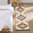 thumbnail image 3 of Yayeee Runner Rug for Bedroom 2'x6' Machine Washable Hallway Non Slip Mat, Geometric Designs, 3 of 8