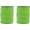 Parrot Green, variant on Pack of 2 Paper Raffia Ribbon Rolls 200 Yards for Kraft Packaging and Decoration (Sky Blue)