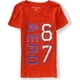 thumbnail image 1 of Camiseta gráfica Aeropostale Aero 87 con Strass naranja pequeña, 1 of 1
