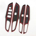 thumbnail image 4 of for Vios Car Carbon Fibre Door Window Lift Switch Panel, 4 of 5