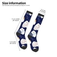 thumbnail image 2 of Susaid Mom And Baby Owls Print Thermal Winter Socks for Men and Women, Warm Crew Hiking Socks, for Boots and Outdoor Activities, 2 of 6