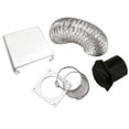 thumbnail image 3 of Splendide Clothes Washer/Dryer Vent Installation Kit VID403A Clothes Washer/Dryer Vent Installation Kit; Used For Splendide Clothes Dryer Part Number TVM63X; White; Deluxe Type, 3 of 4