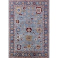 thumbnail image 1 of Ahgly Company Indoor Rectangle Mid-Century Modern Purple Oriental Area Rugs, 5' x 7', 1 of 6