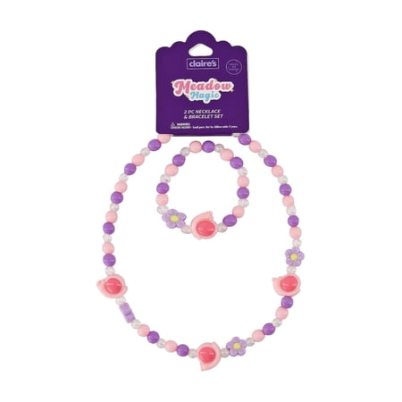 Claire's Necklace/Bracelet Set - Snail, 2pcs
