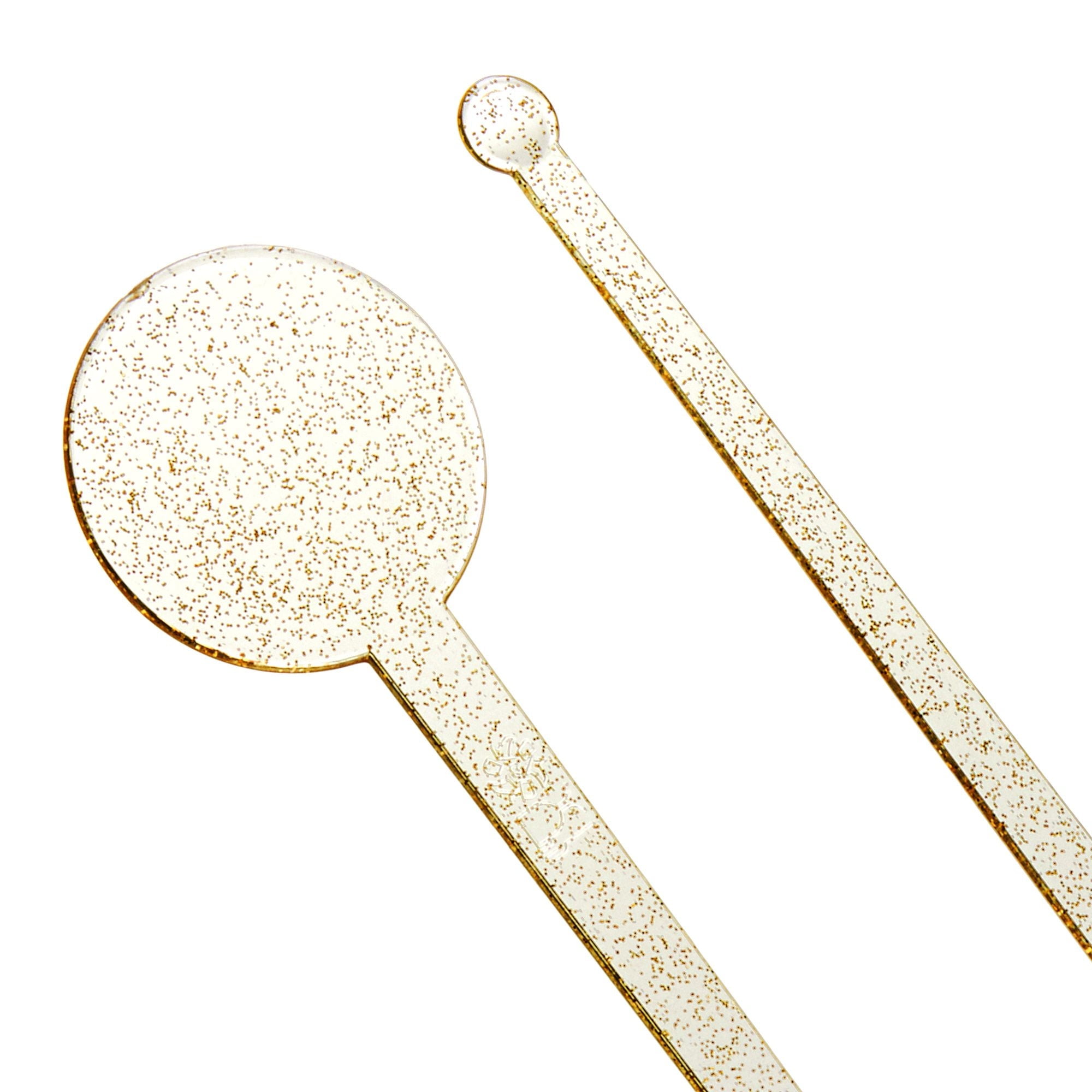 Cocktail Swizzle Sticks 7.2' 8'' Gold Silver Rose Gold Drink