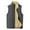 Dark Gray, variant on WTOBBY Men's Casual Solid Color Double-Sided Fleece Zipper Vest, Stand-Up Collar Fleece Vest for Layering in Cool Weather, Soft and Warm for Outdoor and Casual Wear,Black L