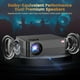 thumbnail image 3 of Salange 1080p Decodificación y HD, Proyector Bluetooth WiFi 6 de 3500 ANSI Lumenes, Pantalla LCD, Adaptación de Pantalla, Proyector Inteligente Trapezoidal Electrónico con Enfoque Automático, 3 of 9