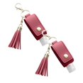 thumbnail image 1 of Oleegame 2PC Travel Bottle And Keychain Holder Refillable Empty Bottles For Hand Sanitizer Red, 1 of 2