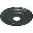 thumbnail image 3 of Ekena Millwork 15 3/8"OD x 3 5/8"ID x 1"P Dublin Ceiling Medallion (Fits Canopies up to 8 1/4"), Hand-Painted Pewter, 3 of 6