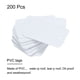thumbnail image 2 of Etiquetas plásticas en blanco impermeables Uxcell para etiquetas de productos, 2.5x4cm/0.98x1.57" Paquete de 200, blancas, 2 of 6