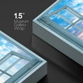 thumbnail image 4 of wall26 Canvas Print Wall Art Window View Pastel Sunset Blue Ocean Beach Horizon Wilderness Nature Photography Realism Scenic Landscape Colorful Multicolor for Living Room, Bedroom, Office - 32&quot;x, 4 of 5