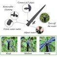 thumbnail image 2 of ShenMo 100 Irrigation System Drops (Black), Universal 360 Degree Adjustable Irrigation Drops with Connectors, Water Flow Irrigation System, 2 of 5