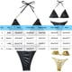 thumbnail image 4 of TaTaai Women's Slim Fit Push Up Bikini Set, Two Piece Swimsuit with Soft Cup Padding, Fashion Beachwear for Vacation, Pool Fun and Summer Holiday Gift, 4 of 7