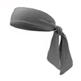thumbnail image 1 of Banda para el cabello que absorbe la humedad, banda elástica para el sudor, pañuelo para la cabeza, pañuelo envolvente para la cabeza, gris oscuro, 1 of 1