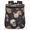 Multicolor 1, variant on Jiaoprinted Retro Cat Themed Portable Leakproof Cooler Backpack, Funny Cat Insulated Backpack Cooler for Picnic Camping