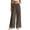 Army Green, variant on Linen Pants Women Spring Summer Elastic High Waist Wide Leg Loose Fit Flowy Palazzo Beach Pants Trousers