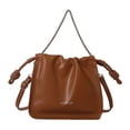 thumbnail image 4 of Bolso de cubo sencillo para mujer, bolso de hombro con cordón de moda, bolso de mensajero retro informal, 4 of 6