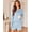 Clear Blue, variant on Ekouaer Sweater Sets Women 2 Piece Lounge Sets Long Sleeve Knit Pullover Tops Short Wide Leg Pants