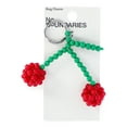 thumbnail image 3 of No Boundaries Women's Hands Free Bag Charm, Beaded Cherries, 3 of 5