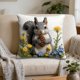 thumbnail image 5 of CaiYueKe Decorative Throw Pillow Cover Cute Embroidery 3D Effect Sofa Bedroom Living Room Home Decor Accent Pillowcase Soft Short Lint Cozy Pillow Cushion Cover Decorative Pillow, 5 of 7