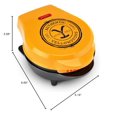 thumbnail image 3 of Yellowstone Máquina para Hacer Waffles de 4" - Mini Máquina para Hacer Waffles Redonda con Platos para Cocinar Antiadherentes, Luz Indicadora y Envoltura de Cable Conveniente - Fácil Limpieza, 3 of 5