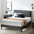 thumbnail image 1 of Zinus Jonathan 40 inch Upholstered Platform Bed Frame with Cushioned Headboard, 1 of 9