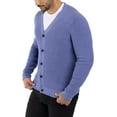 thumbnail image 3 of X RAY JEANS Mens Cotton Cardigan Sweater, Heather Blue, S, 3 of 10
