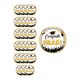 thumbnail image 2 of Juego de materiales para fiestas de graduación 2026 - Platos de vajilla desechables, vasos y servilletas - Clase de felicitaciones Diseño de Graduación Oro para Adultos, 2 of 6