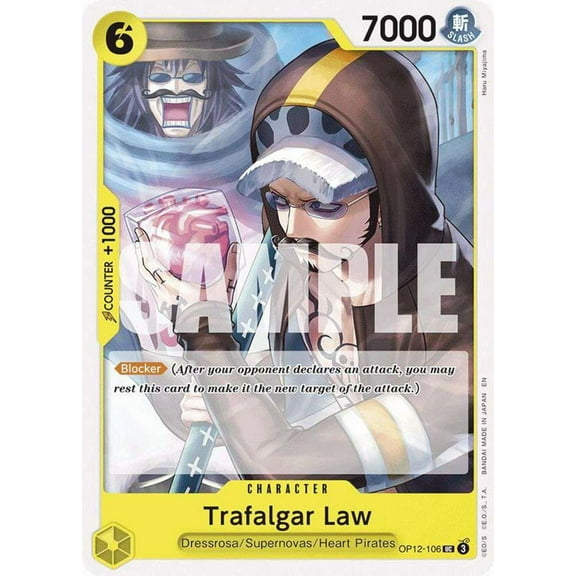 One Piece Legacy of the Master Uncommon Trafalgar Law OP12-106