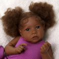 thumbnail image 1 of Muñeca Reborn Babeside Relike Black Girl de 22 pulgadas con caja de regalo, 1 of 8